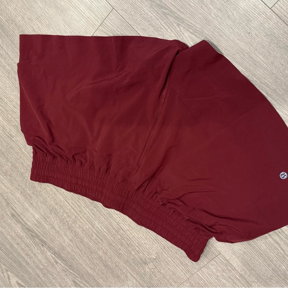 Burgundy Lululemon Running Shorts - Picture 2 of 4